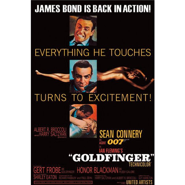 JAMES BOND: GOLDFINGER, Poster, Affiche
