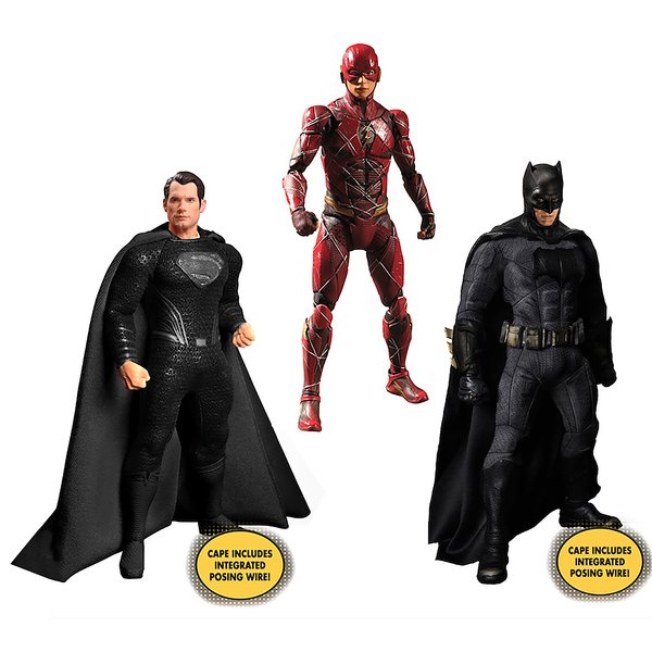 Set de 3 Figurines d'action Deluxe Steel Boxed One:12 Collective - 