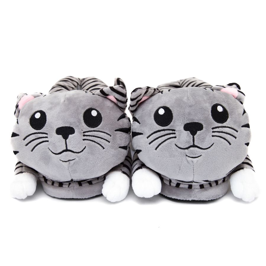 Chaussons En Peluche Chat En Vente Sur Close Up Chaussons En Peluche Chat En Vente Sur Close Up