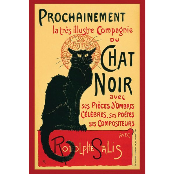 POSTER LE CHAT NOIR