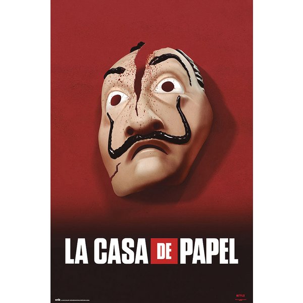 Poster La Casa De Papel - Masque