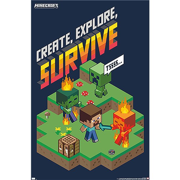 Poster Minecraft -