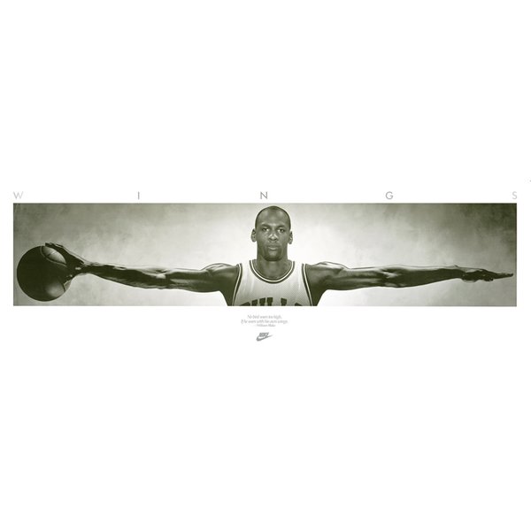 POSTER MICHAEL JORDAN - Ailes