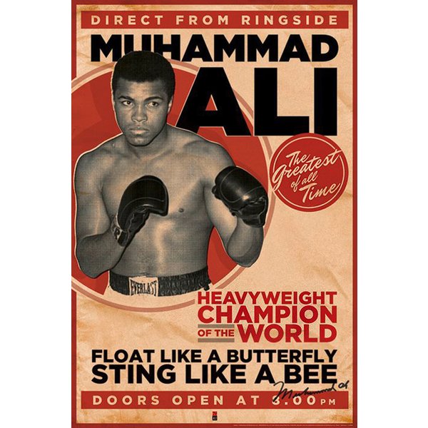 Muhammad Ali Poster, Affiche