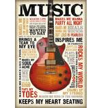 Poster "Music is passion"