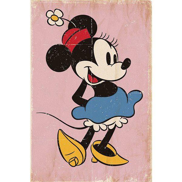 Poster Minnie Rétro 