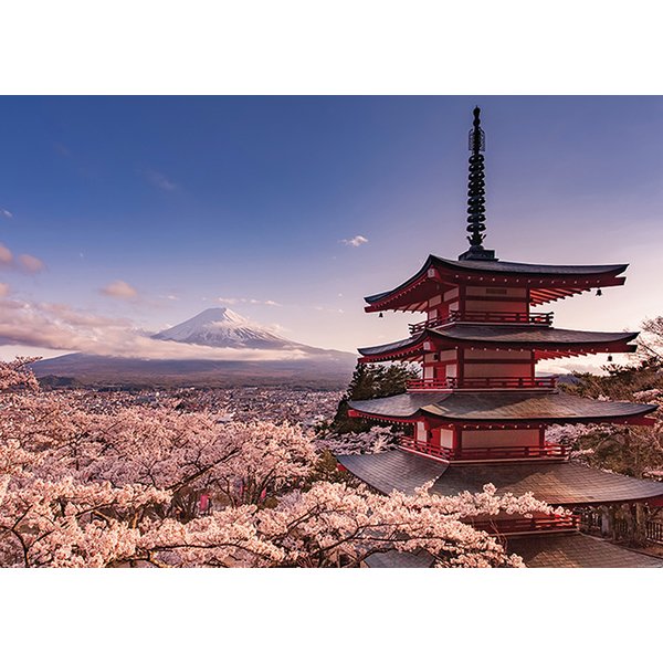 Poster XL Japon - Mount Fuji Blossom