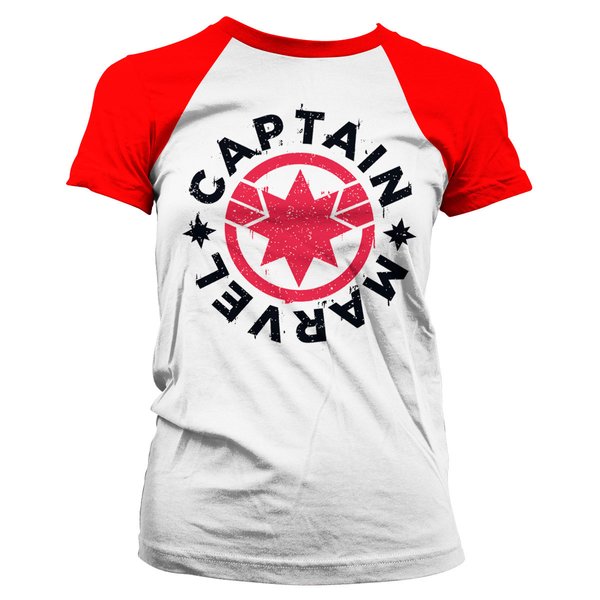 T-Shirt Girlie Captain Marvel -