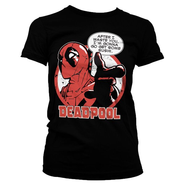 T-Shirt Girlie Marvel Deadpool -