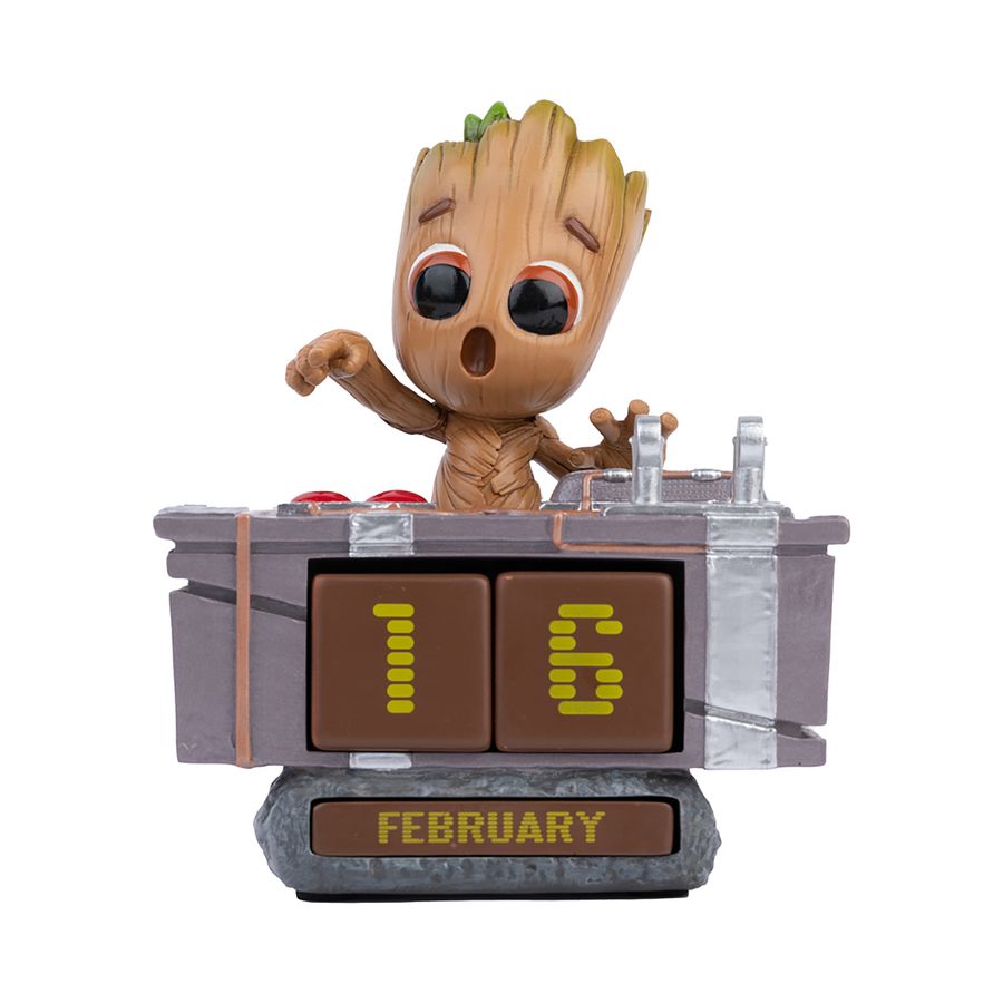 Figurine Marvel Gardiens de la Galaxie - Groot Calendrier perpétuel 3D