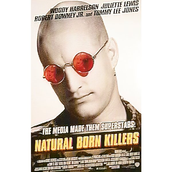 Poster Tueurs nés (en anglais Natural born Killers)