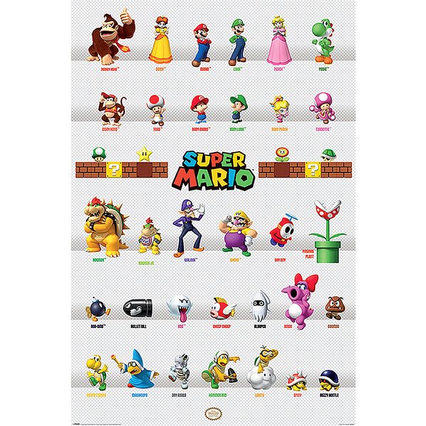 Poster Nintendo Super Mario -