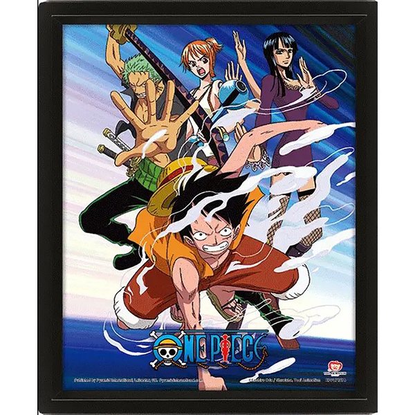 Poster 3D One Piece - Straw Hat Pirates Assault