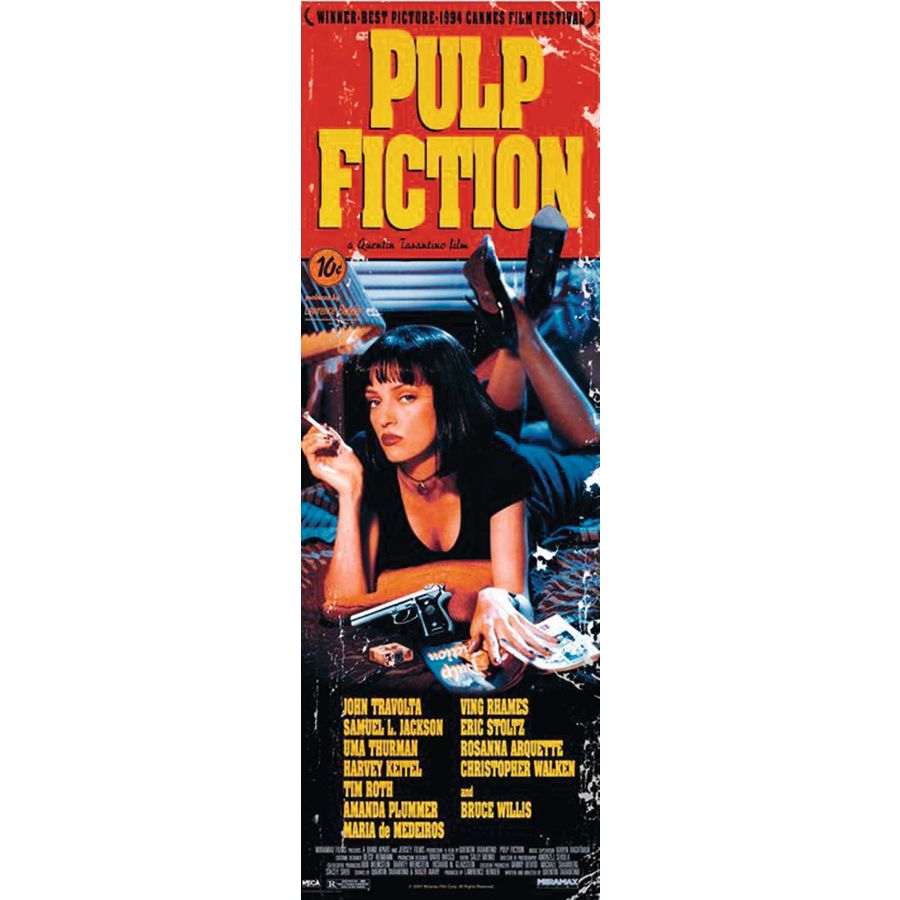 PULP FICTION POSTER, Affiche Hauptplakat (Uma Thurman) - Posters