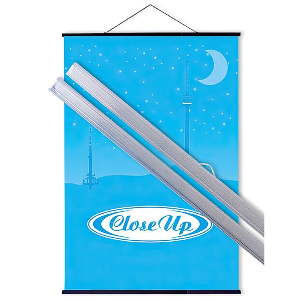 TRINGLES POUR POSTER, TRANSPARENTES, 70 CM