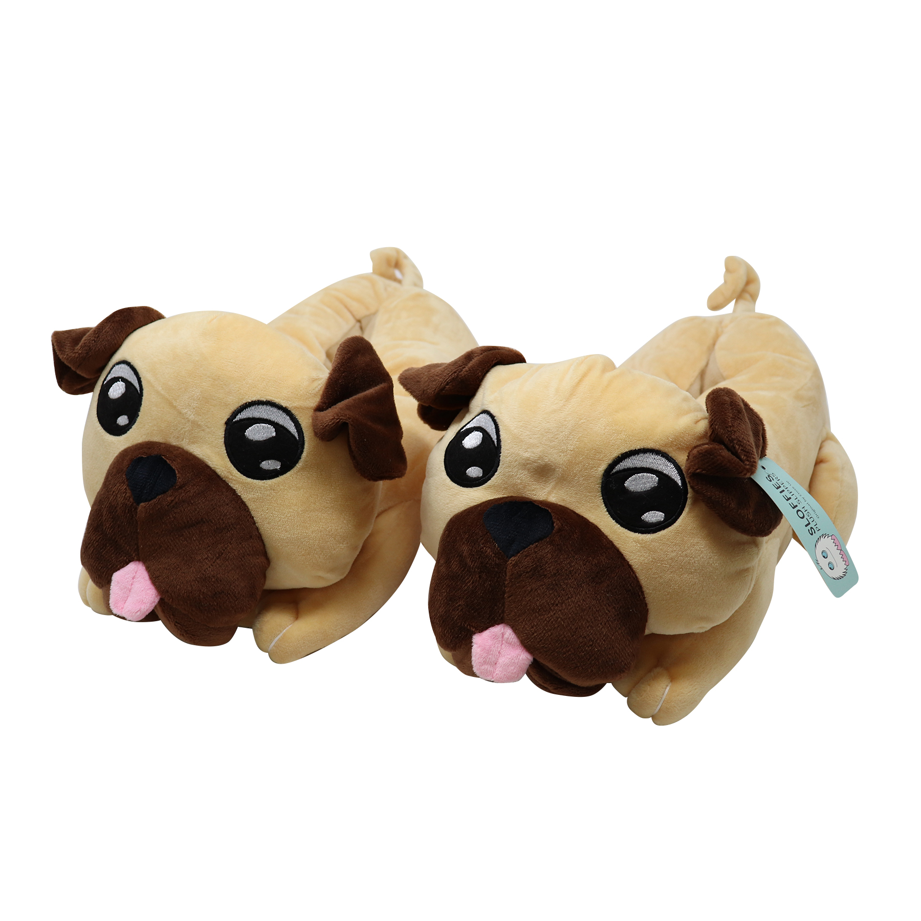 Chaussons Chien Peluche