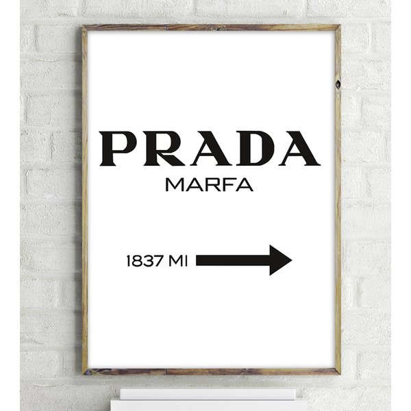 Impression d'art Prada Marfa -
