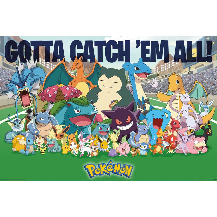Poster Pokémon Gotta Catch Em All En Vente Sur Close Up