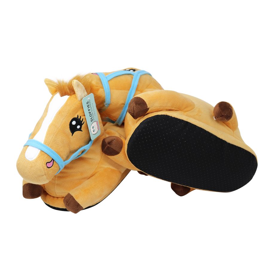 Chaussons en peluche Poney en vente sur Close Up