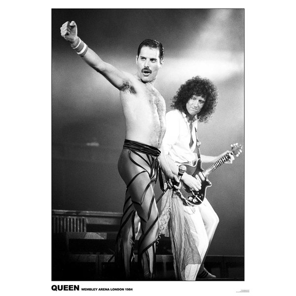 Poster Queen - Wembley 1984