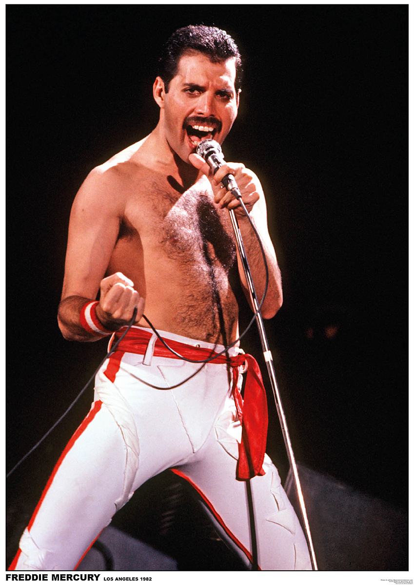 poster queen freddie mercury posters grand format commandez des maintenant close up