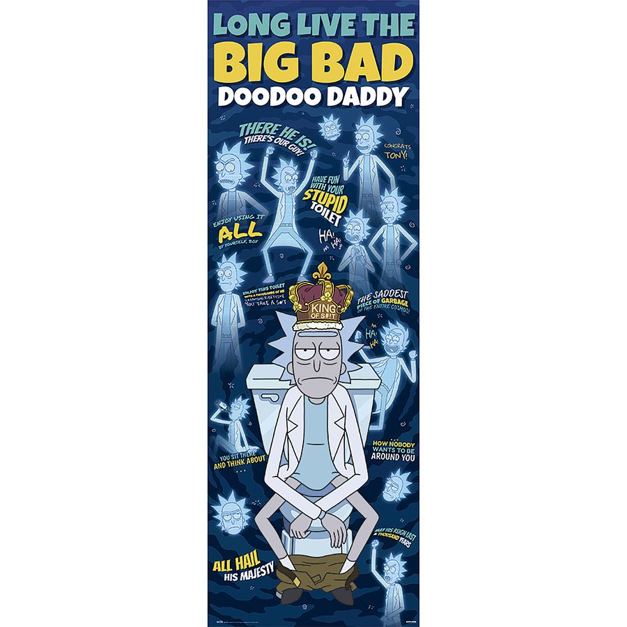  Poster  de porte  Rick and Morty Long Live The Big Bad 