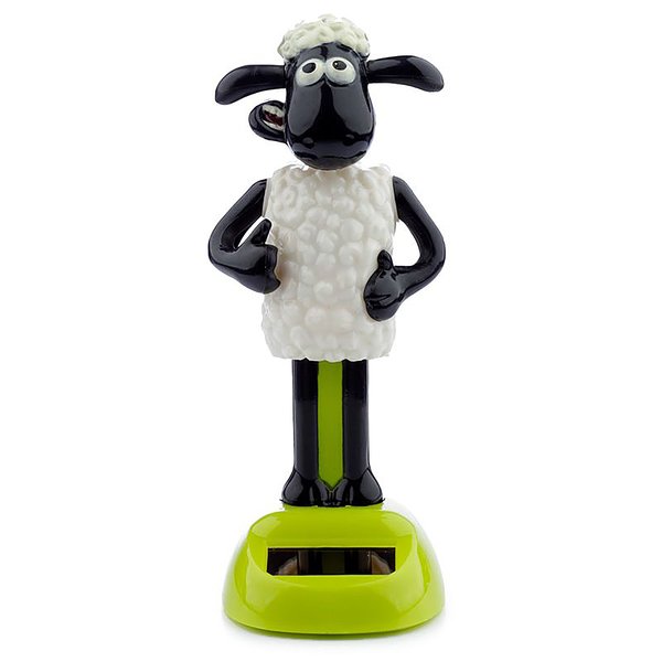 Figurine branlante solaire Shaun le mouton