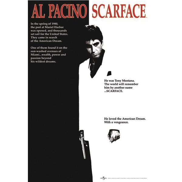 Poster Scarface Couverture