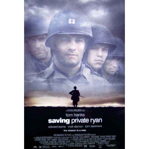 Poster il faut sauver le soldat Ryan (Sen anglais "aving Private Ryan")