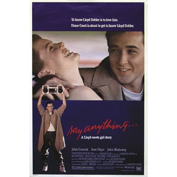 SAY ANYTHING, Poster, Affiche