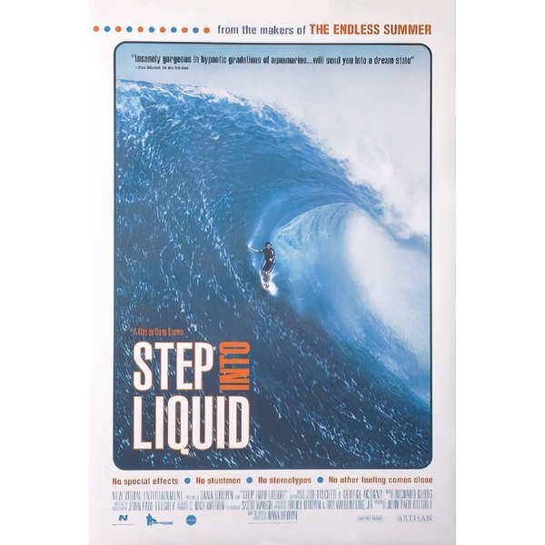 STEP INTO LIQUID, Poster, Affiche
