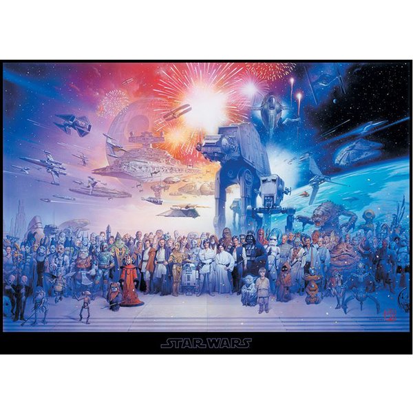 Poster XXL Star Wars - Personnages
