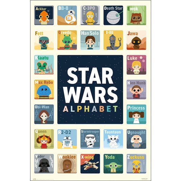 Poster Star Wars Abécédaire