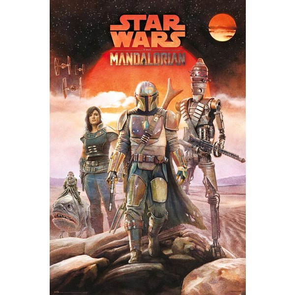 Poster Star Wars: The Mandalorian Crew