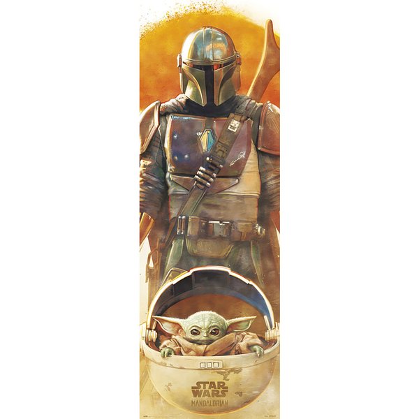 Poster de porte Star Wars : The Mandalorian