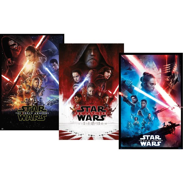 Set de 3 Posters Star Wars -