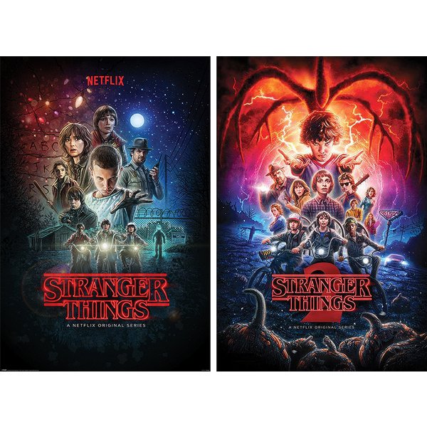 Set de 2 Posters Stranger Things -