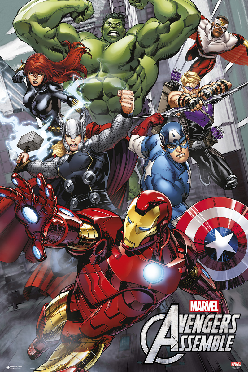 Poster The Avengers Marvel Comics Posters grand format Commandez dès maintenant! Close Up