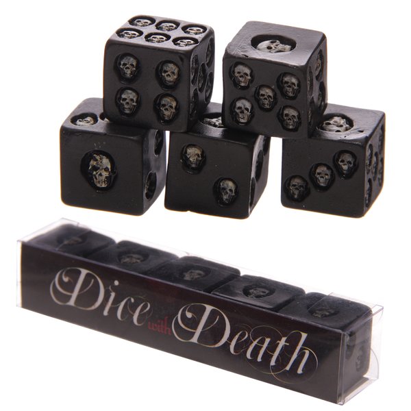 Set de 5 Cubes Têtes de mort