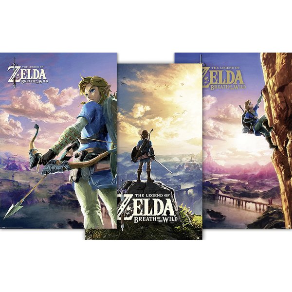 Set de 3 Posters The Legend of Zelda -
