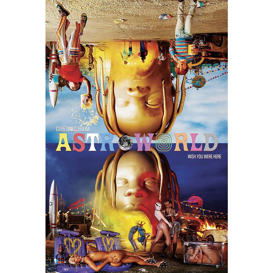 Poster Travis Scott - Astroworld, en vente sur Close Up