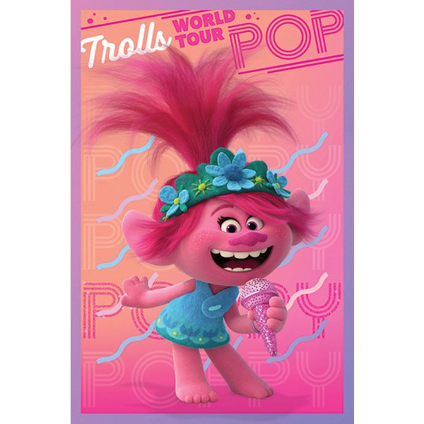 Poster Trolls World Tour - Poppy