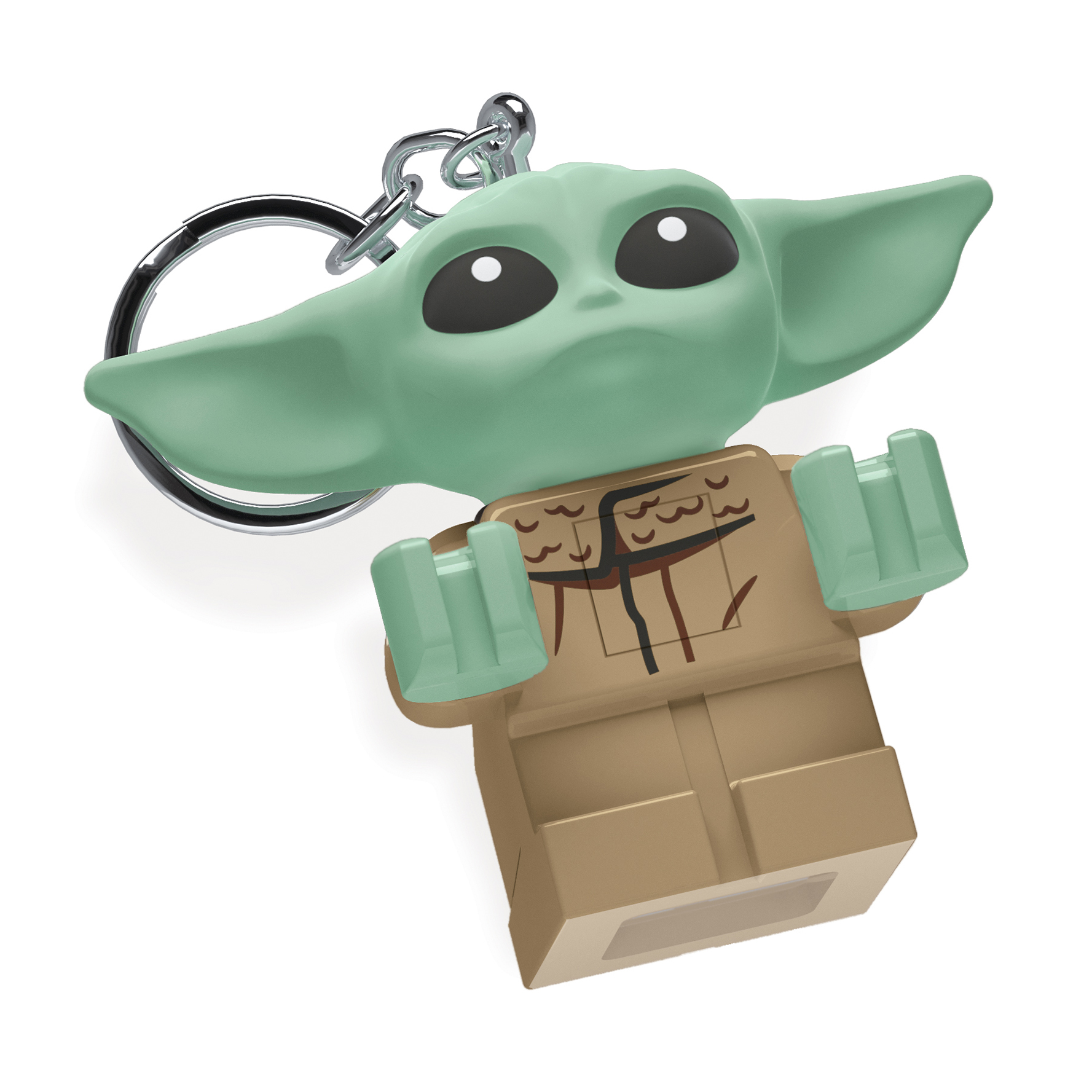 Porte-clés The Mandalorian Yoda LEGO - avec lampe de poche