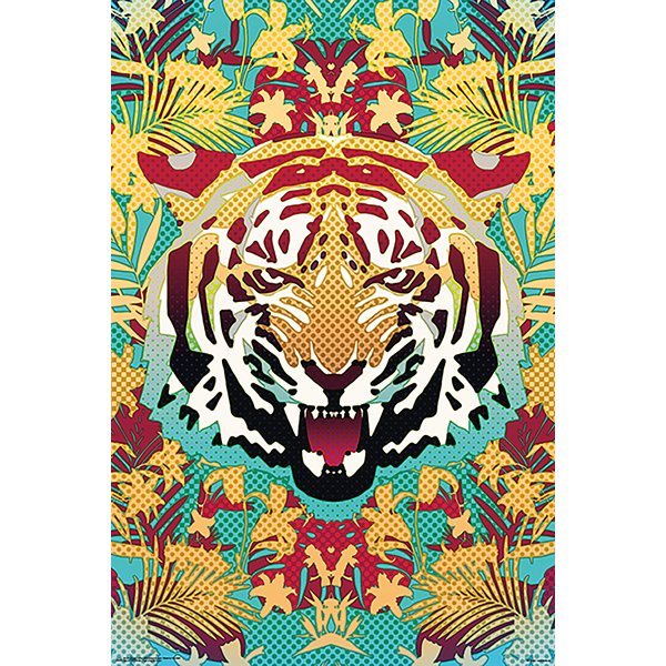 Poster Ali Gülec - Tigre