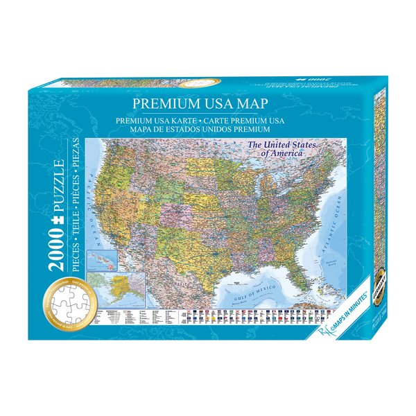 Puzzle Carte des États-Unis -