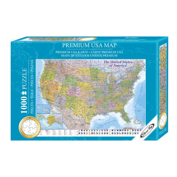 Puzzle Carte des États-Unis -