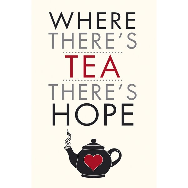 Mini poster Where There's Tea There's Hope