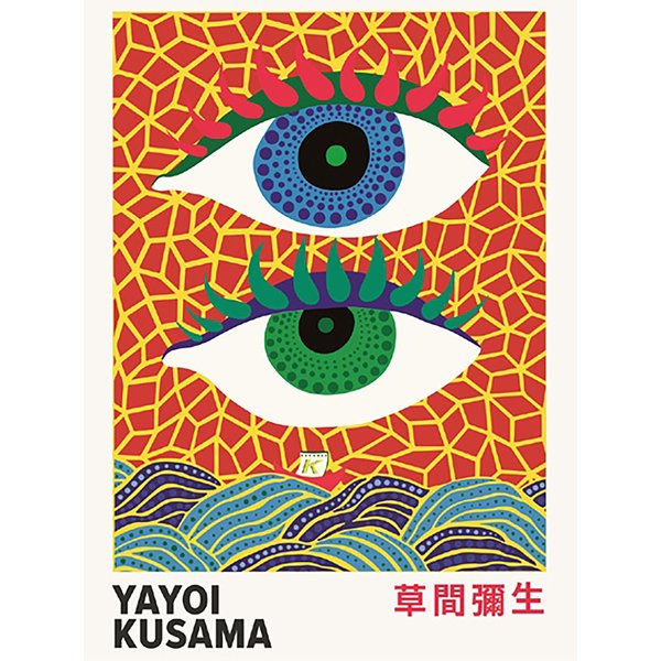 Impression d'art Yayoi Kusama - Eyes