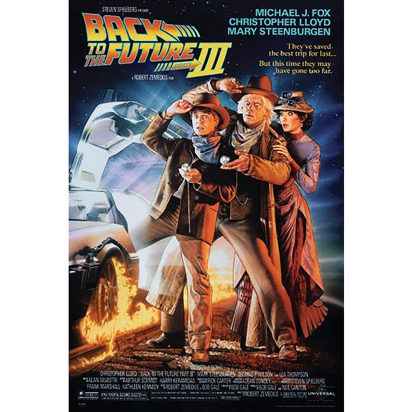 Poster Retour vers le futur III 